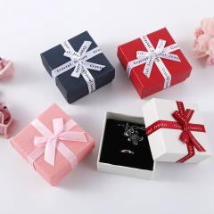 Source Factory Custom Paper Jewelry Gift Box With Lift-off Lid Moyi Packaging