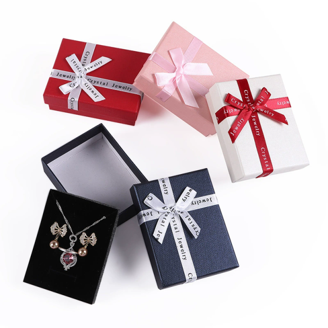 Custom Premium Lift-off Lid Jewelry Gift Box For Rings Necklace Earrings Moyi Packaging