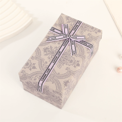 Luxury Textured Gift Jewelry Box Set Custom Size For Holidays Weddings Moyi Packaging