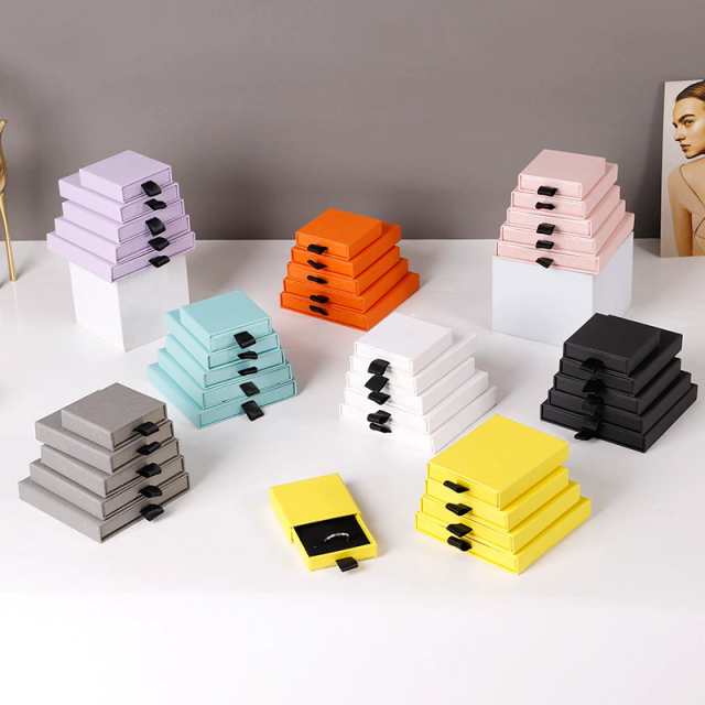 Moyi Packaging Custom Stackable Matte Paper Jewelry Box Wholesale & Personalized