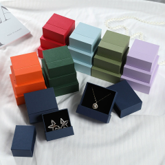 Wholesale Stackable Jewelry Box Custom Color Matte Paper Gift Box By Moyi Packaging