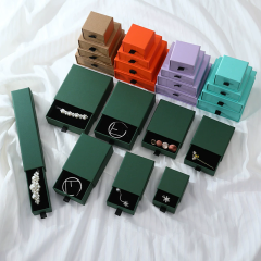 Custom Stackable Jewelry Box Multi-Color Matte Paper Packaging By Moyi