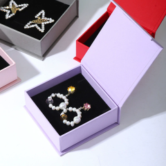 Moyi Luxury Flip-Top Jewelry Box Multicolor Premium Packaging For Rings & Necklaces