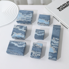 Moyi Packaging Marble Pattern Jewelry Box Custom Luxury Packaging For Jewelry