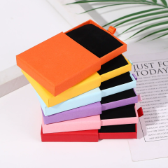 Moyi Packaging Wholesale Drawer Jewelry Box Custom Color Paper Gift Box For Jewelry
