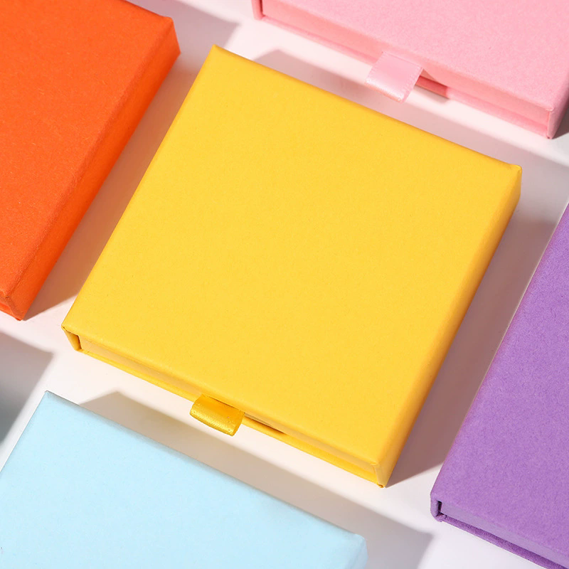 Moyi Packaging Wholesale Drawer Jewelry Box Custom Color Paper Gift Box For Jewelry