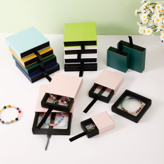 Wholesale Stackable Jewelry Box Custom Hanging Display Paper Gift Box By Moyi Packaging