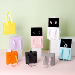 Moyi Packaging Luxury Drawer Jewelry Box With Matching Tote Bag Premium Packaging For Jewelry