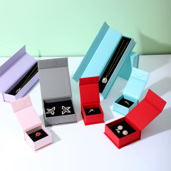 Moyi Luxury Flip-Top Jewelry Box Multicolor Premium Packaging For Rings & Necklaces