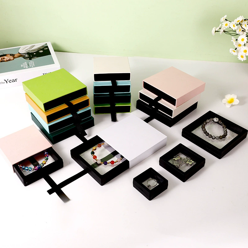 Wholesale Stackable Jewelry Box Custom Hanging Display Paper Gift Box By Moyi Packaging