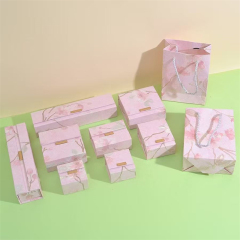 Custom Magnetic Flip Jewelry Box Matte Paper Closure Packaging By Moyi