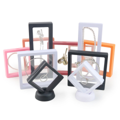 Custom 3D Jewelry Display Stands Elegant Floating Jewelry Frames By Moyi Packaging