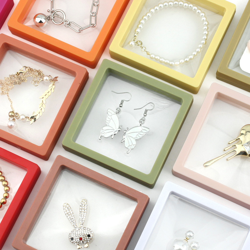 Custom 3D Jewelry Display Stands Elegant Floating Jewelry Frames By Moyi Packaging