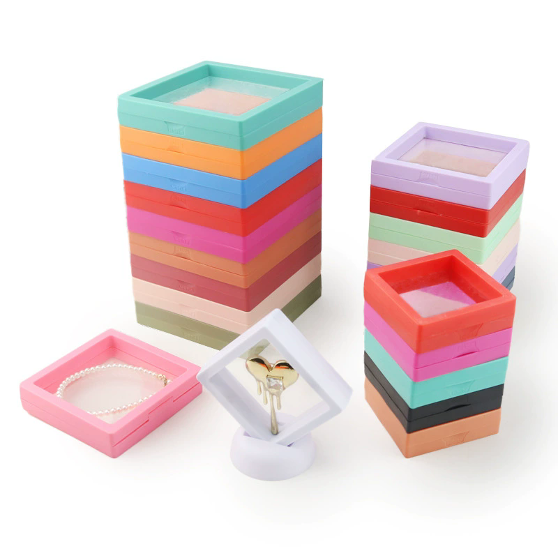 Custom 3D Jewelry Display Stands Elegant Floating Jewelry Frames By Moyi Packaging