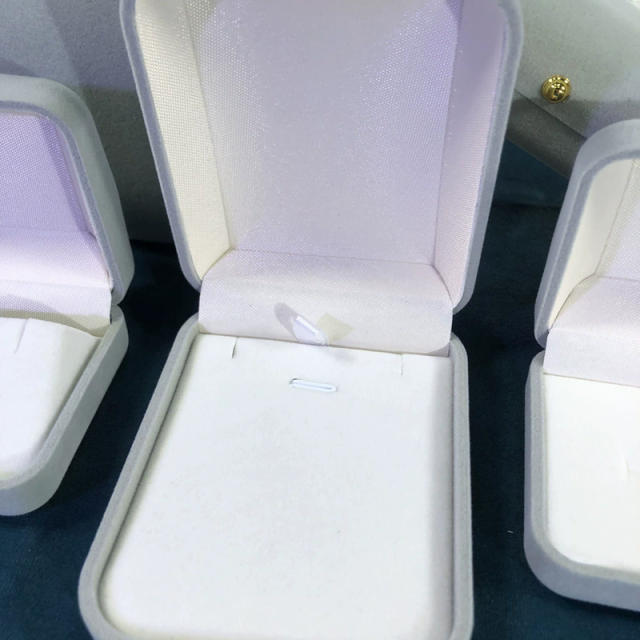 Moyi Luxury Velvet Jewelry Box Set Premium Ring Pendant & Bracelet Display Packaging