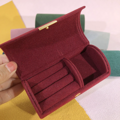 Moyi Premium Velvet Travel Jewelry Box Elegant Storage For Jewelry & Accessories