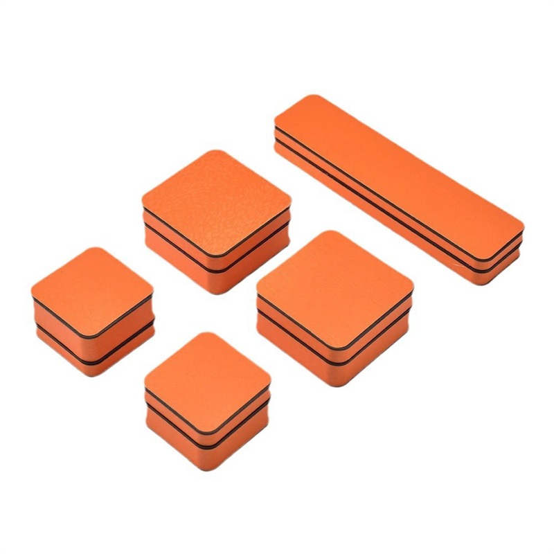 Moyi Wholesale Custom PU Leather Jewelry Box Bulk Packaging For Ring Necklace & Earring