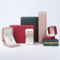 Moyi Premium PU Leather Jewelry Box Set Elegant Gift Case For All Jewelry Types