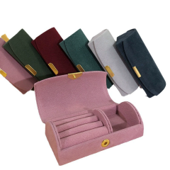 Moyi Premium Velvet Travel Jewelry Box Elegant Storage For Jewelry & Accessories