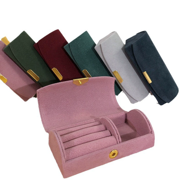 Moyi Premium Velvet Travel Jewelry Box Elegant Storage For Jewelry & Accessories