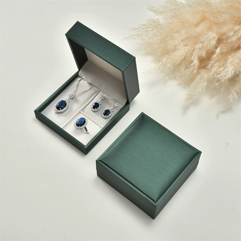 Moyi Luxury PU Leather Jewelry Box Premium Gift Packaging For Ring Necklace & Earring