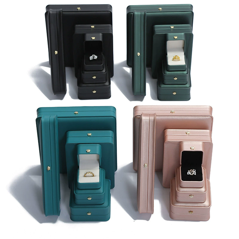 Moyi Premiun PU Leather Jewelry Storage Box Set Perfect For All Jewelry Types