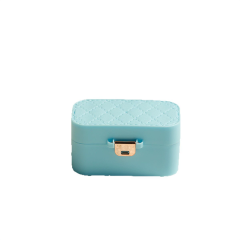 Mini Travel Jewelry Box With Mirror Portable Small Ring Organizer Case By Moyi