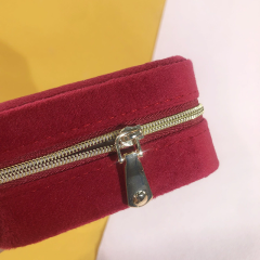 Moyi Premium Travel Jewelry Box Portable Zippered Organizer For Ring Earring & Necklace