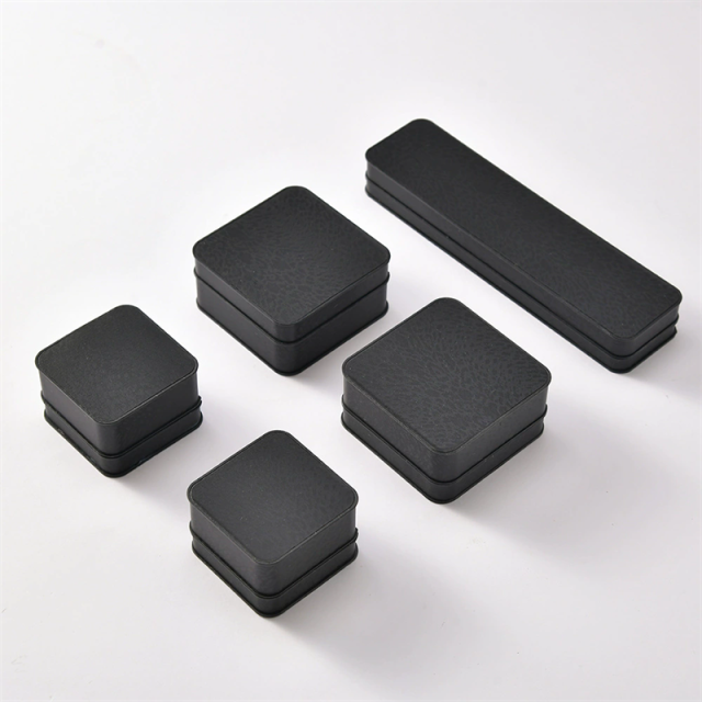 Moyi Wholesale Custom PU Leather Jewelry Box Bulk Packaging For Ring Necklace & Earring