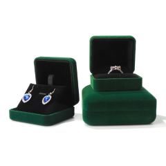 Moyi Luxury Velvet Jewelry Box Set Premium Gift Packaging For Ring Necklace & Earring