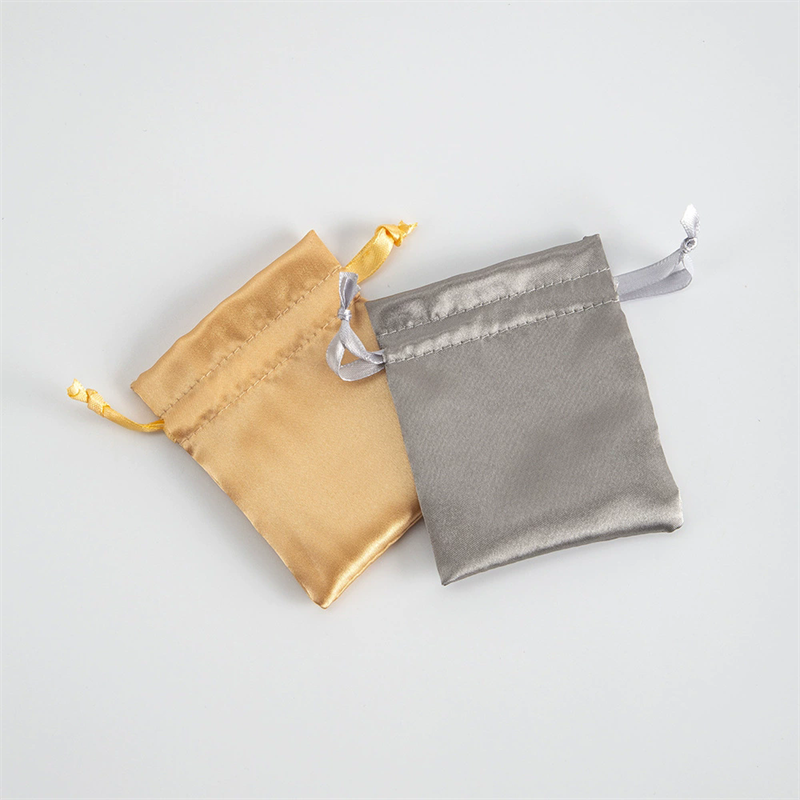 Moyi Satin Drawstring Pouch Bags Luxury Jewelry Gift Bags For Small Items Storage