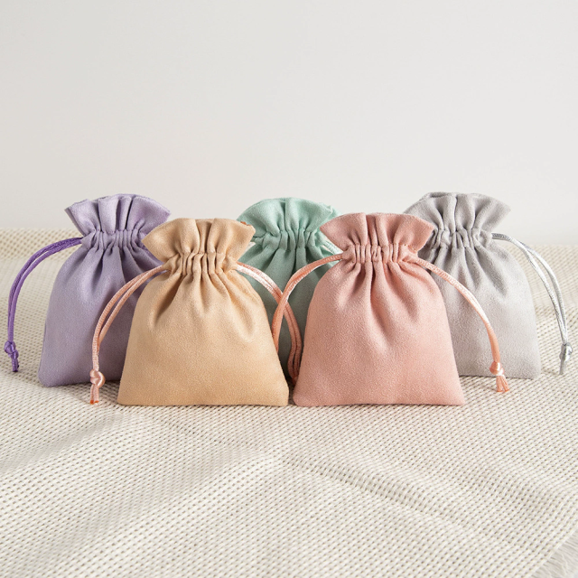Moyi Velvet Drawstring Pouches Multi-color Soft Bags For Jewelry Packaging & Gifting