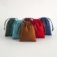 Moyi Velvet Drawstring Jewelry Pouch Bag Multi-color Soft Gift Bag For Ring & Necklace