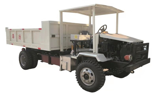 3-Ton Underground Hauler WC3J(A) - Flameproof Diesel Rubber-Tyred Mine Transport Truck - RhinoShield