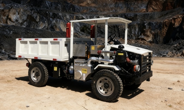 1.2 Ton Explosion-Proof Dump Truck WC1.2J(A) Compact for Narrow Vein Gold Mining - Rhinoshield