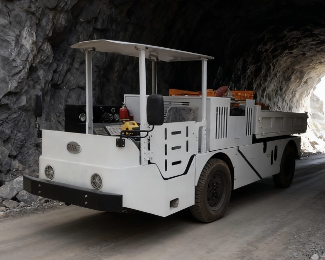 2-Ton Flameproof Utility DumpTruck WC 1.9E - Versatile Rubber-Tyred Underground Transport