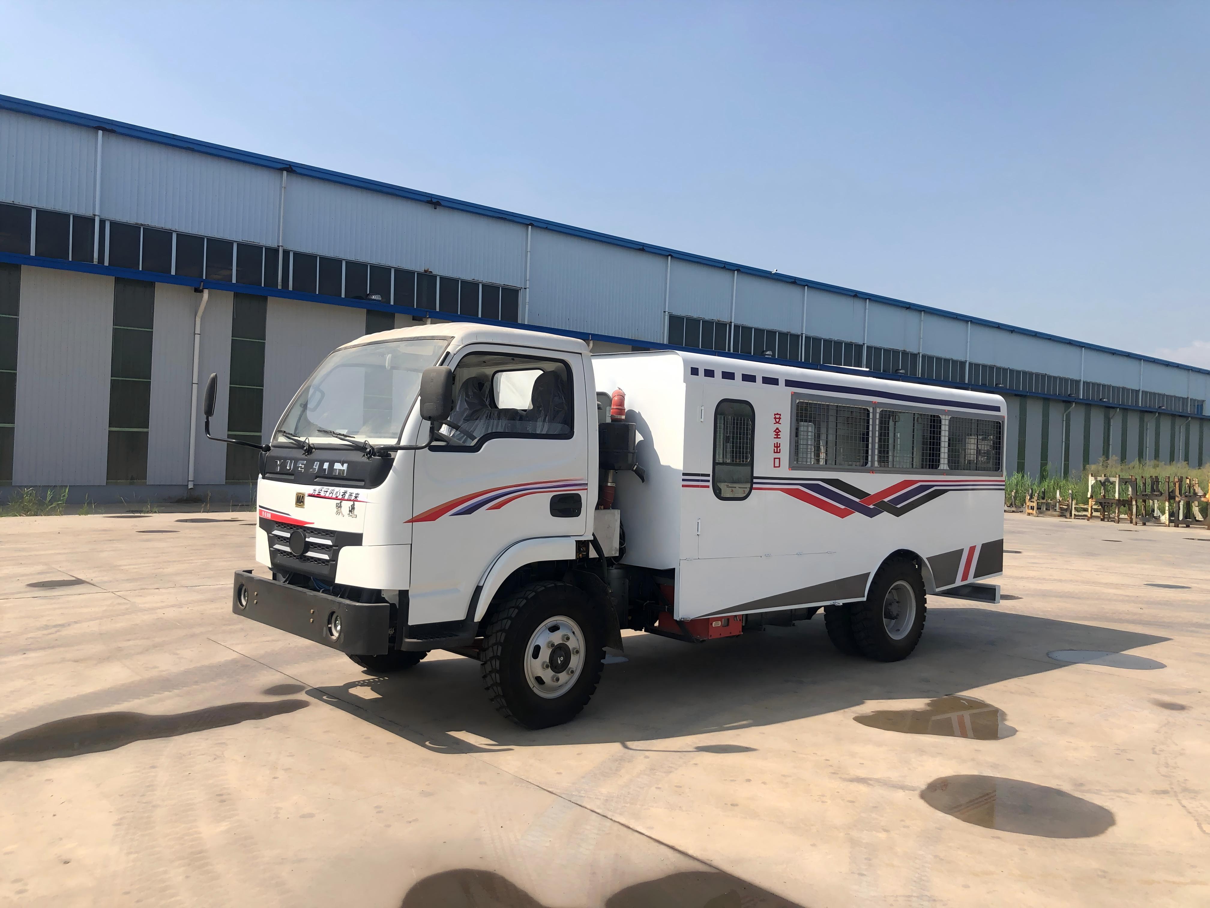 19-Person Flameproof Personnel Carrier WC19RJ(A) - Large-Capacity Diesel Hauler for Mining Transport - RhinoShield