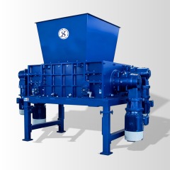 Triturador de quatro eixos