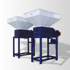 Triturador de quatro eixos