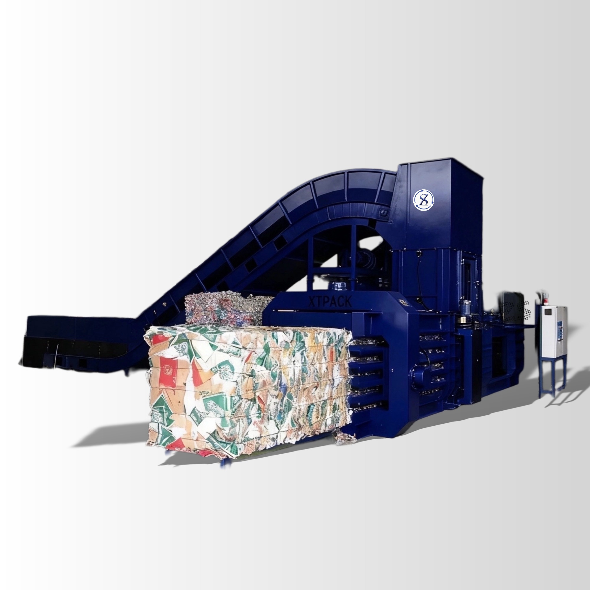 Large sized&Medium sized Semi Automatic Balers With Closed End