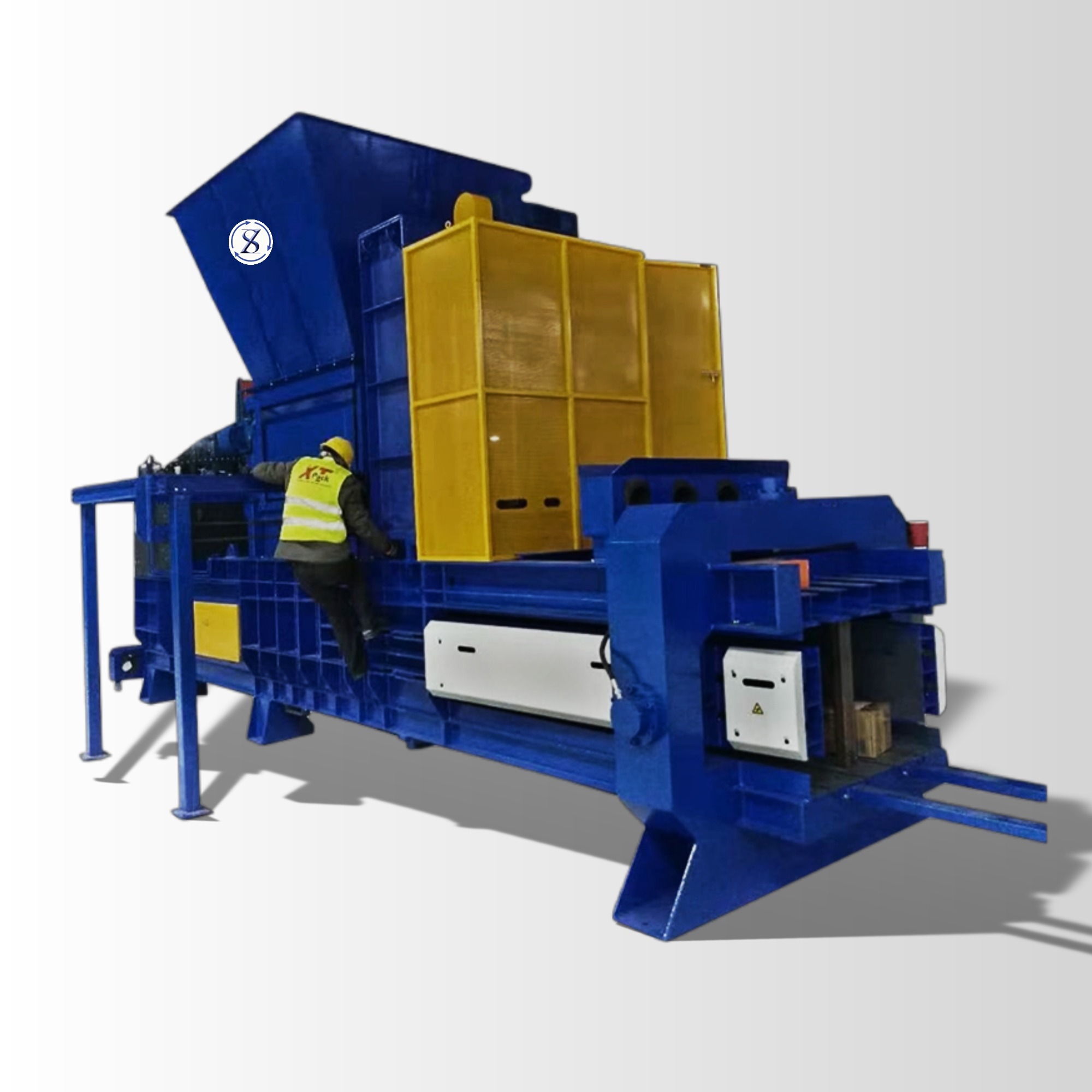 Large sized&Medium sized Semi Automatic Balers With Closed End