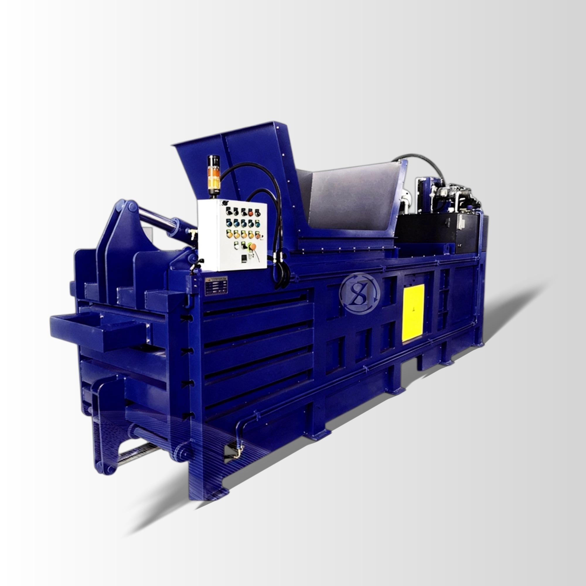 Large sized&Medium sized Semi Automatic Balers With Closed End
