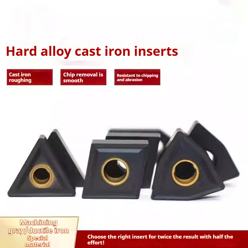Triangular outer circle cast iron CNC cutting tool