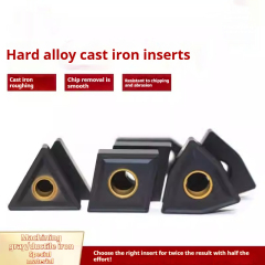 Triangular outer circle cast iron CNC cutting tool
