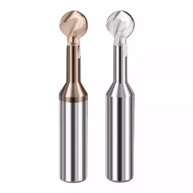 58° Extended Tungsten Carbide Alloy T-Slot Ball End Mills for R3 R4 R5 R6 Aluminum/Steel