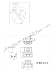 LECHUAN J-FAT SERIES 03JFAT ALPHA5 Fuji Servo Power Connector WSK-S03P-F WSK-M03P-F Male/Female Copper Servo Motor Connector