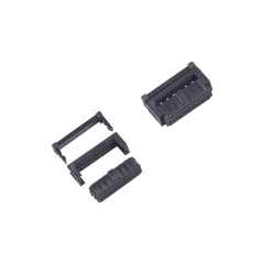 LECHUAN 10-Pin IDC Female Header Socket 2.54mm Pitch Flat Ribbon Cable Wire Board Connector Product Category Connectors