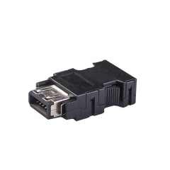 LECHUAN 10P Shielded Compact Ribbon SCR 1394 Mitsubishi Yaskawa Sanmotion Drive Encoder Plug Replaced 36310 Copper Nylon