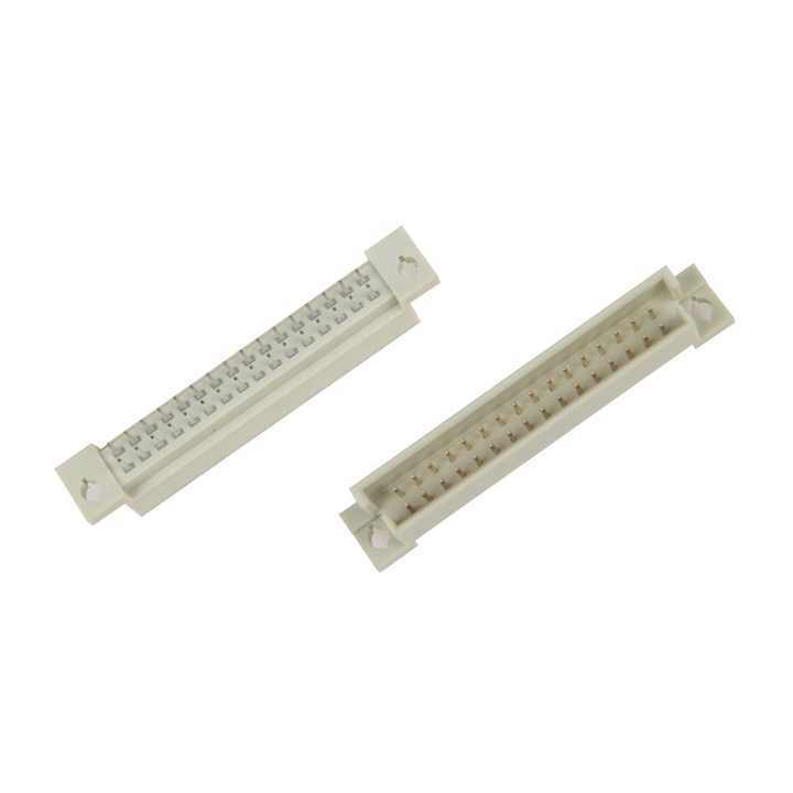 LECHUAN 32-Pin Eurocard Connector 2.54mm Pitch Male Plug Straight PCB Socket 9001-4332 1C00A Board for Power Applications 2 Rows