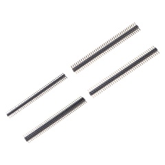 LECHUAN 1.27mm Pitch 40/50Pin Dual Row THT Straight Right Angle SMT Male Pin Header Plastic Contacts for PCB Factory Wholesale